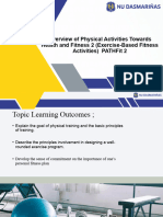 Overview of Physical Activities Towards Health and Fitness 2 (Exercise-Based Fitness Activities) Pathfit 2