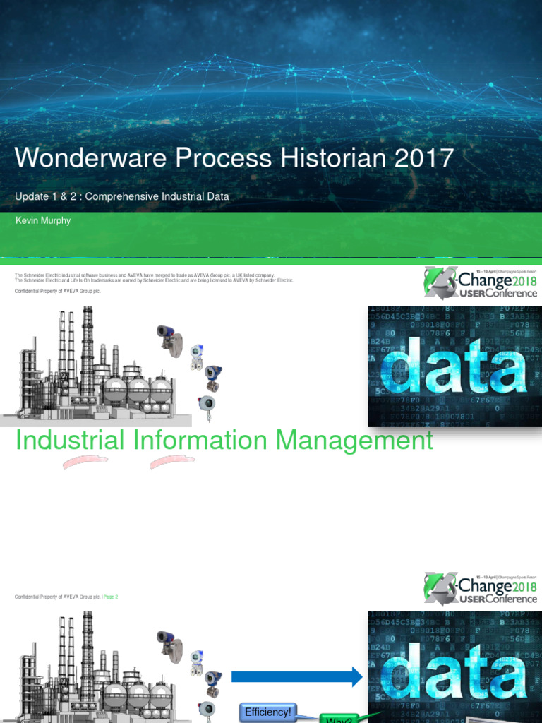 AVEVA Group: Wonderware Historian Insights | PDF