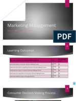Marketing Management: Consumer Decision Making Process