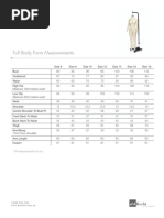 Mrecht Size Chart