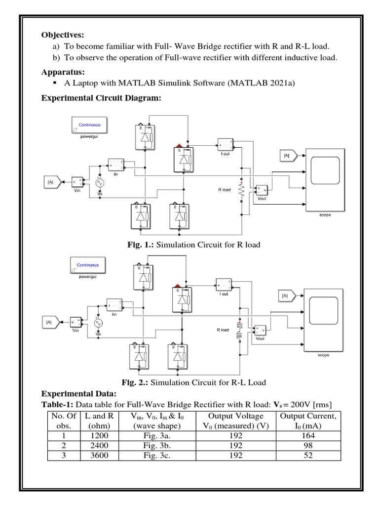 Exp8 Simulationmew PDF Rectifier Electrical Network