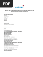 Latest Dealer List With Region