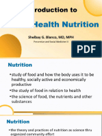 Public Health Nutrition (Nov. 17, 2022)