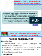 Contexte Et Justification de La Relecteure de La Loi N°047 Et 022