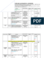 Planificare - VII - Geometrie - 2022 Ces