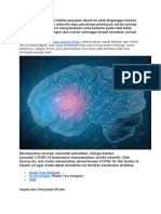 Stroke Adalah Kondisi Ketika Pasokan Darah Ke Otak Terganggu Karena Penyumbatan