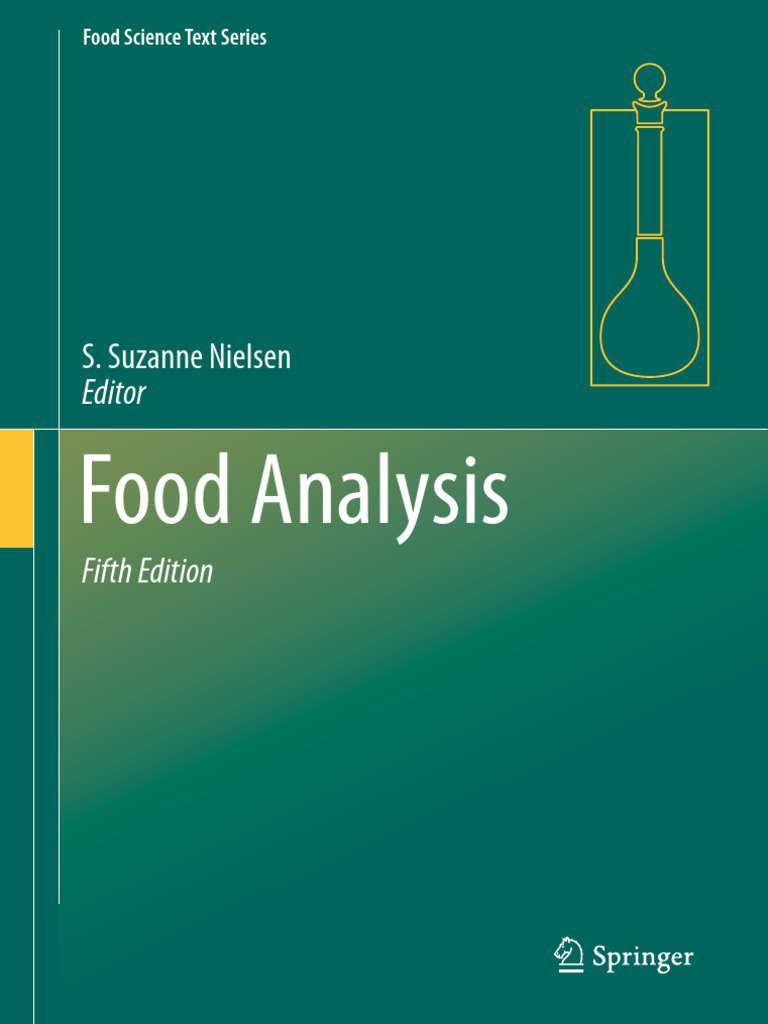 Food Analysis S. Suzanne Nielsen PDF Spectroscopy Mass Spectrometry