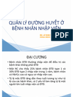 Quản Lý Đường Huyết Ở BN Nhập Viện