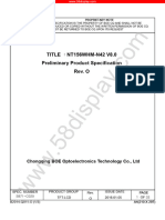 B8 NT156WHM-N42-8D31 V8.0 Product Specification Rev.O - 20160105 (N42-8D31 LBG)