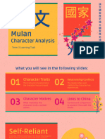Mulan, Chracter Analysis