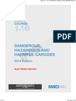 Model Course 1.10 Dangerous - Hazardous and Harmful Cargoes - 2014 Ed