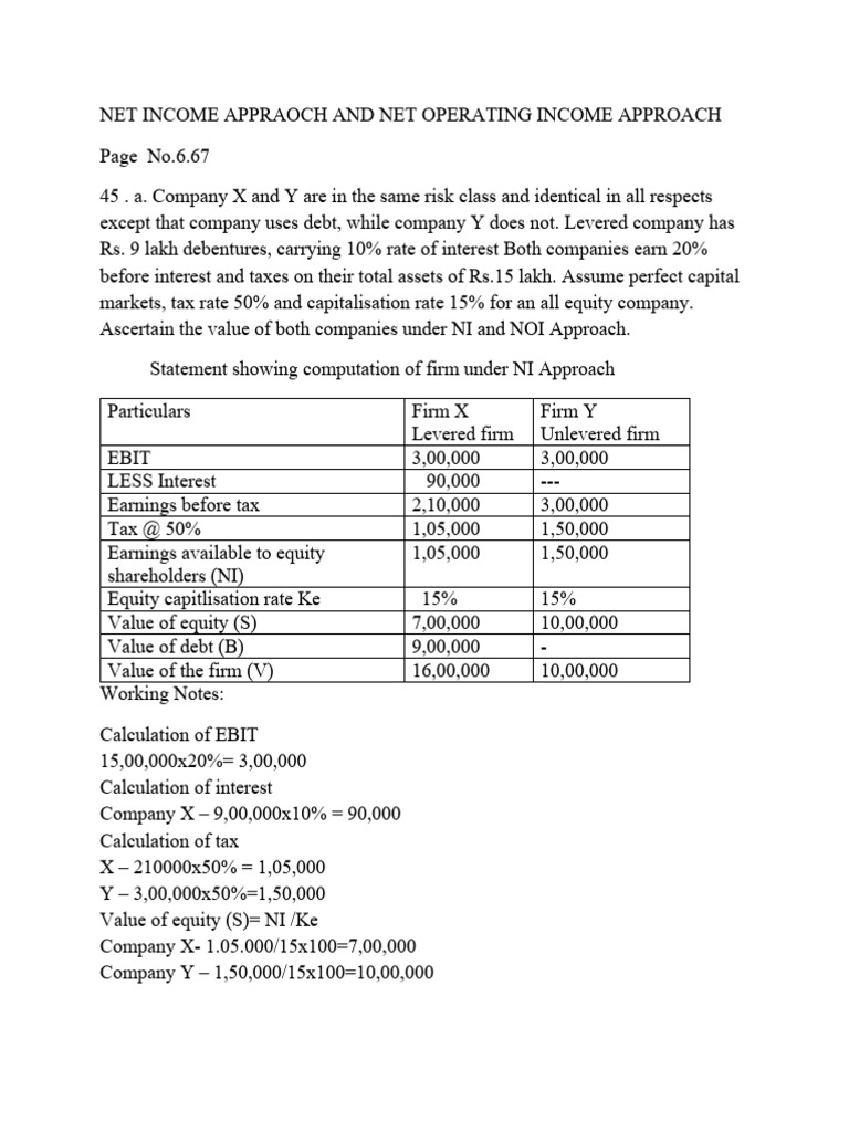 net-income-appraoch-and-net-operating-income-approach-pdf-equity