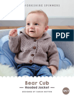 10290044 Bear Cub Hooded Jacket in West Yorkshire Spinners Bo Peep 4 Ply DBP0015 Downloadable PDF 2