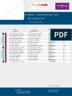 Calendrier Deust Iosi 2023 2025