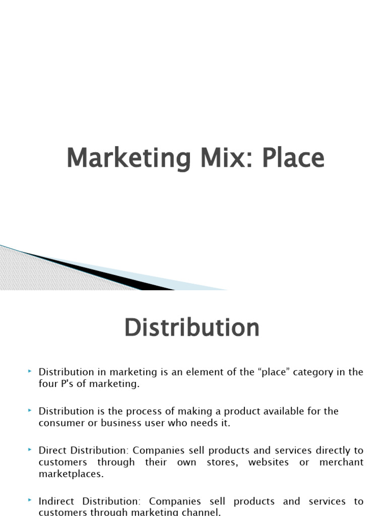 Understanding Marketing Distribution Channels | PDF | Business ...