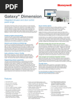 01 Central de Deteção Honeywell Galaxy Dimension 96 Características - en