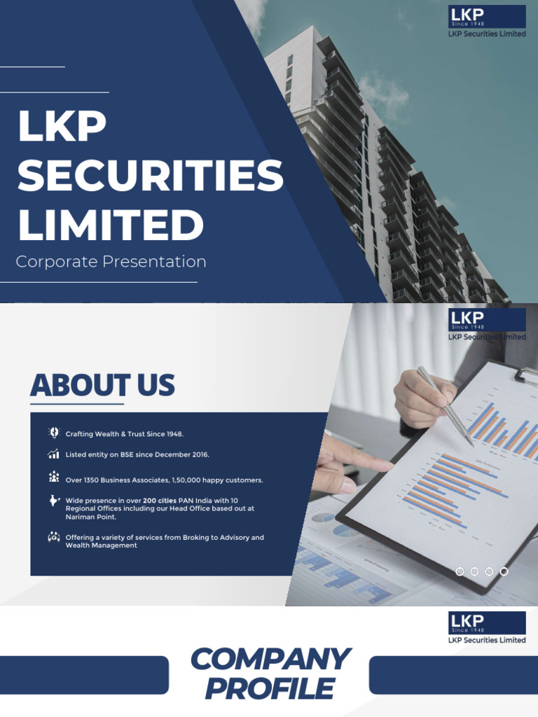 LKP Securities Limited Corporate Presentation PDF Loans Private