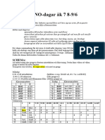 Planering NO-dagar Åk 7 8-9/6: Schema