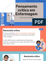 Aula 5. Pensamento Crítico em Enfermagem