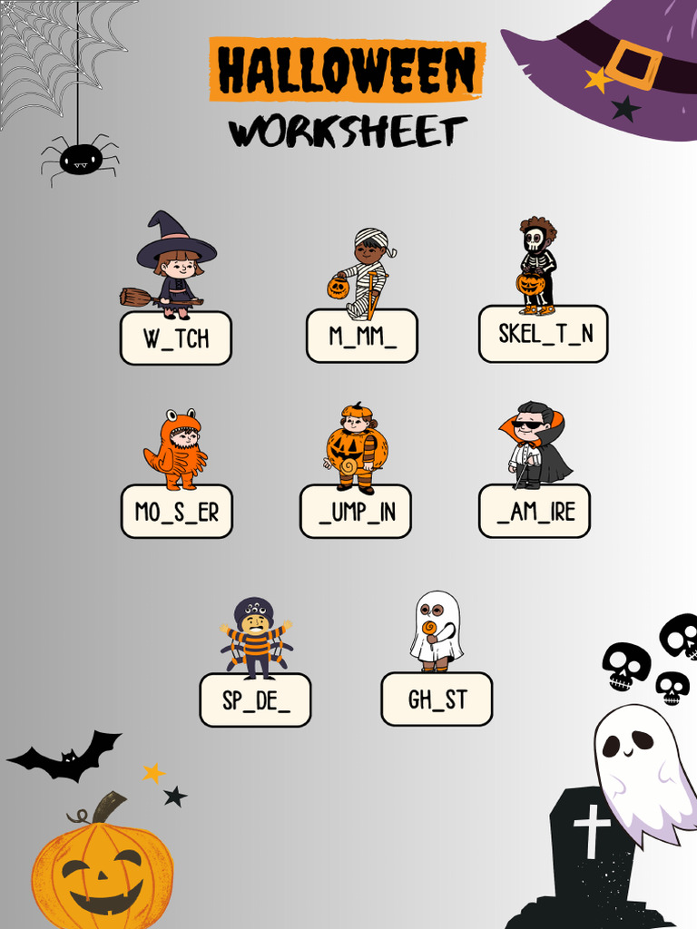 Halloween Worksheet | PDF