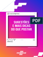 (Ebook) Sugestões Do Que Postar