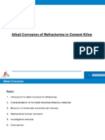 Alkali Corrosion of Refractories in Cement Kilns