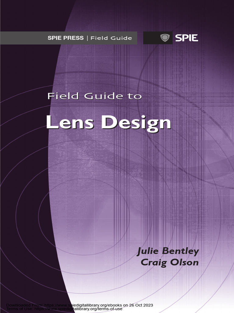 Field Guide To Lens Design PDF Optics Angular Resolution