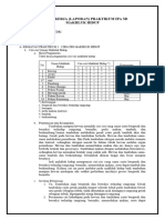 Lembar Kerja Laporan Praktikum Ipa SD PD-1