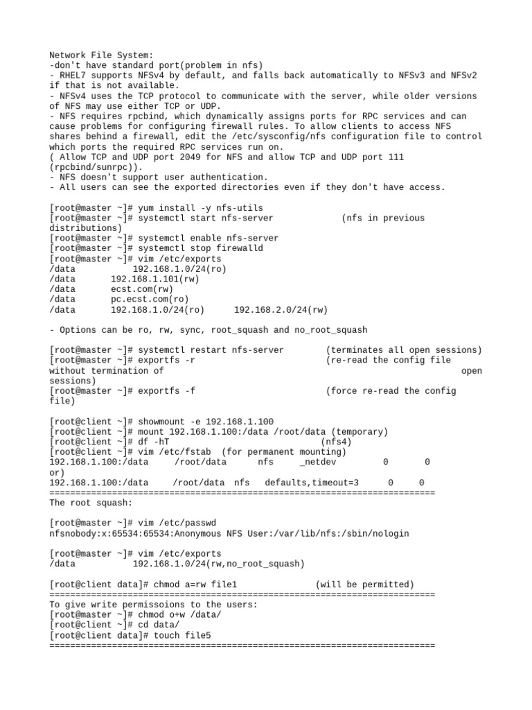Chapter11 Accessing Network Storage With Network File System (NFS) PDF