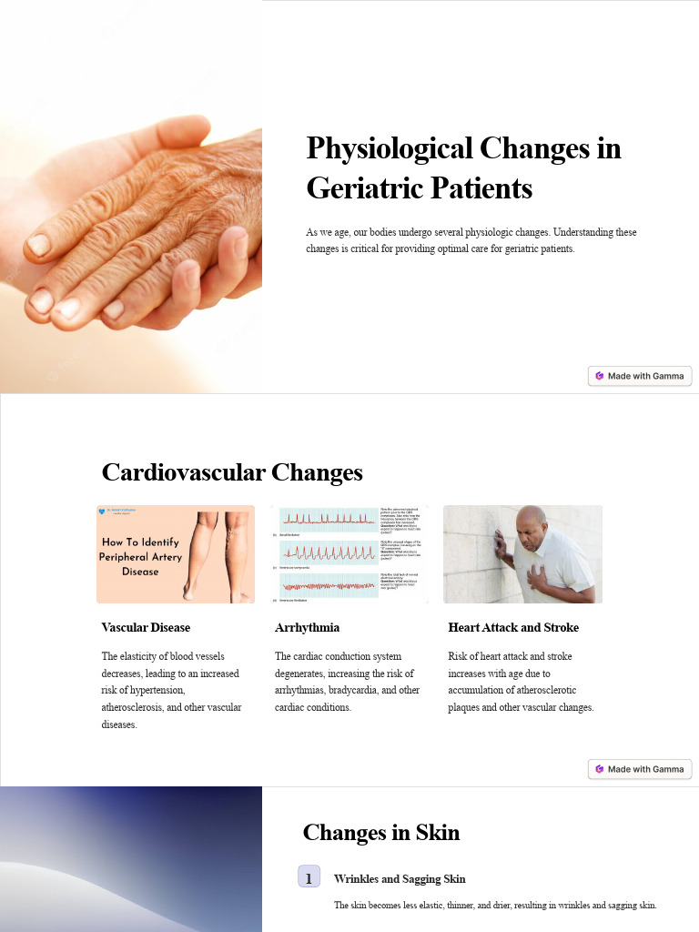 Physiological Changes in Aging Adults | PDF | Urinary Incontinence | Lung