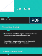 Khauf Dan Raja'