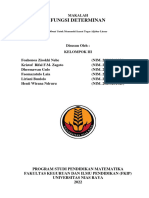 Makalah Aljabar LInear (Fungsi Determinan) ASLI