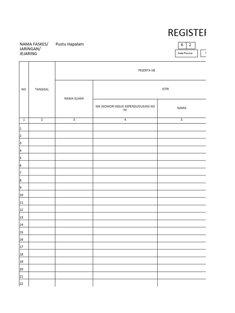 Rekap Data Pelayanan KB 2023 | PDF