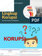 Ruang Lingkup Korupsi