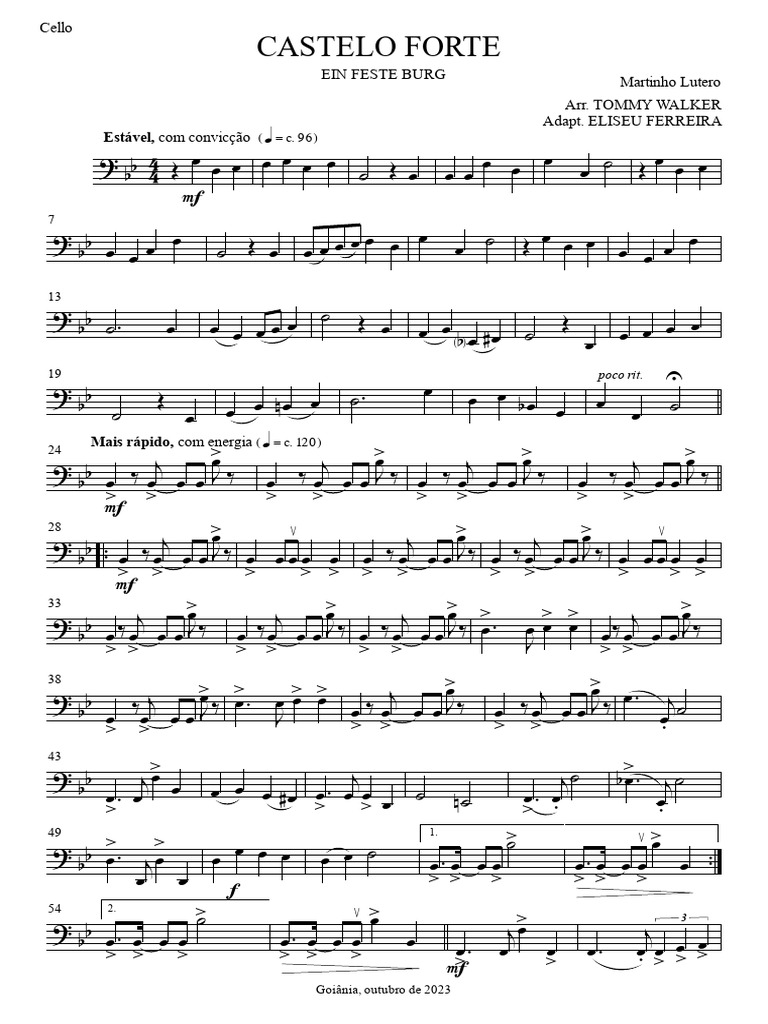 Castelo Forte - Cello | PDF