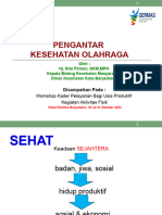 Materi Kabid Pengantar Kesehatan Olahraga