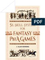 5E Skill System For Fantasy PbtA Games 1.01