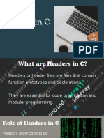 Headers in C