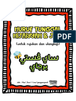 Huruf Tunggal Hijaiyyah & Jawi