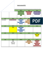 1C Calendario de Evaluaciones - AGOSTO