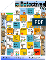 Present Simple Boardgame (Detective Theme)