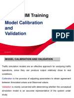 Vissim Training - 10. Model Calibration and Validation