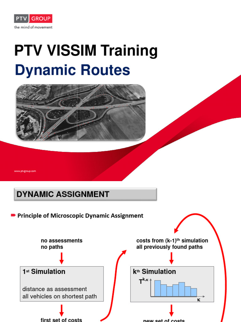 Vissim Training - 12. Dynamic Routes | PDF | Matrix (Mathematics ...