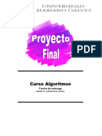 Proyecto Final Algoritmos