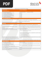 Schedule of Charge