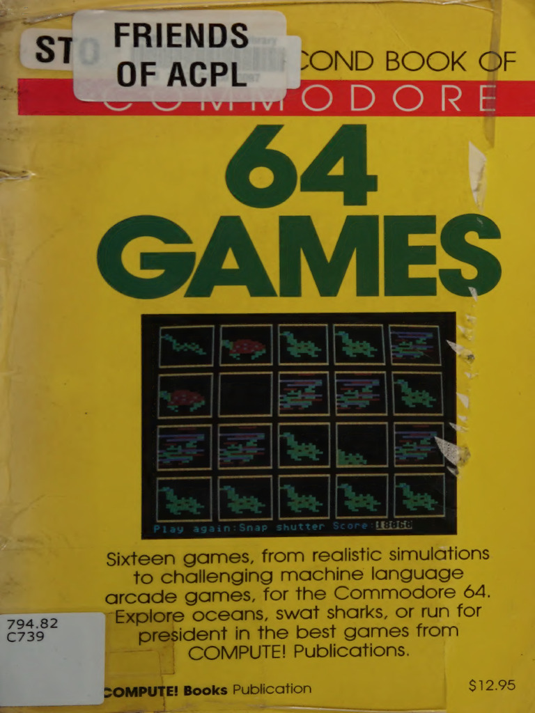 Compute!s Second Book of Commodore 64 Games PDF