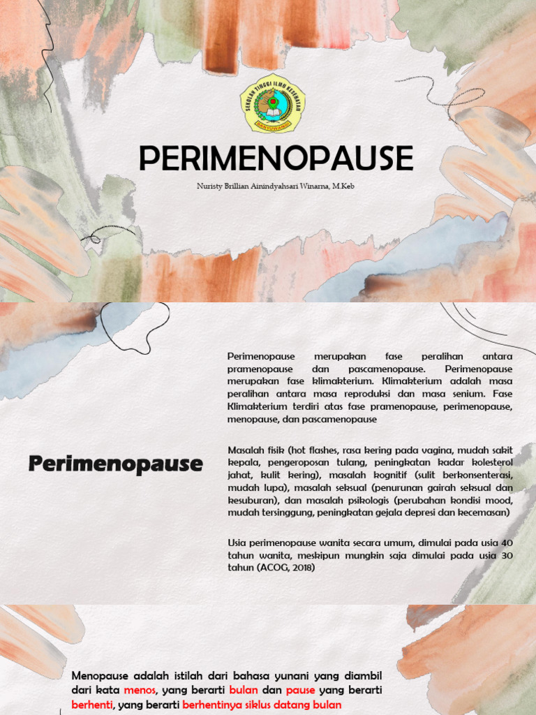PERIMENOPAUSE | PDF
