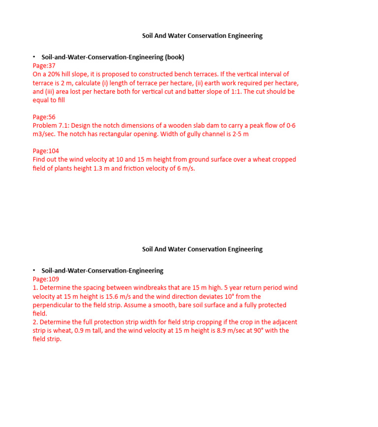 Soil and Water Conservation Engineering Solutions | PDF | Home & Garden