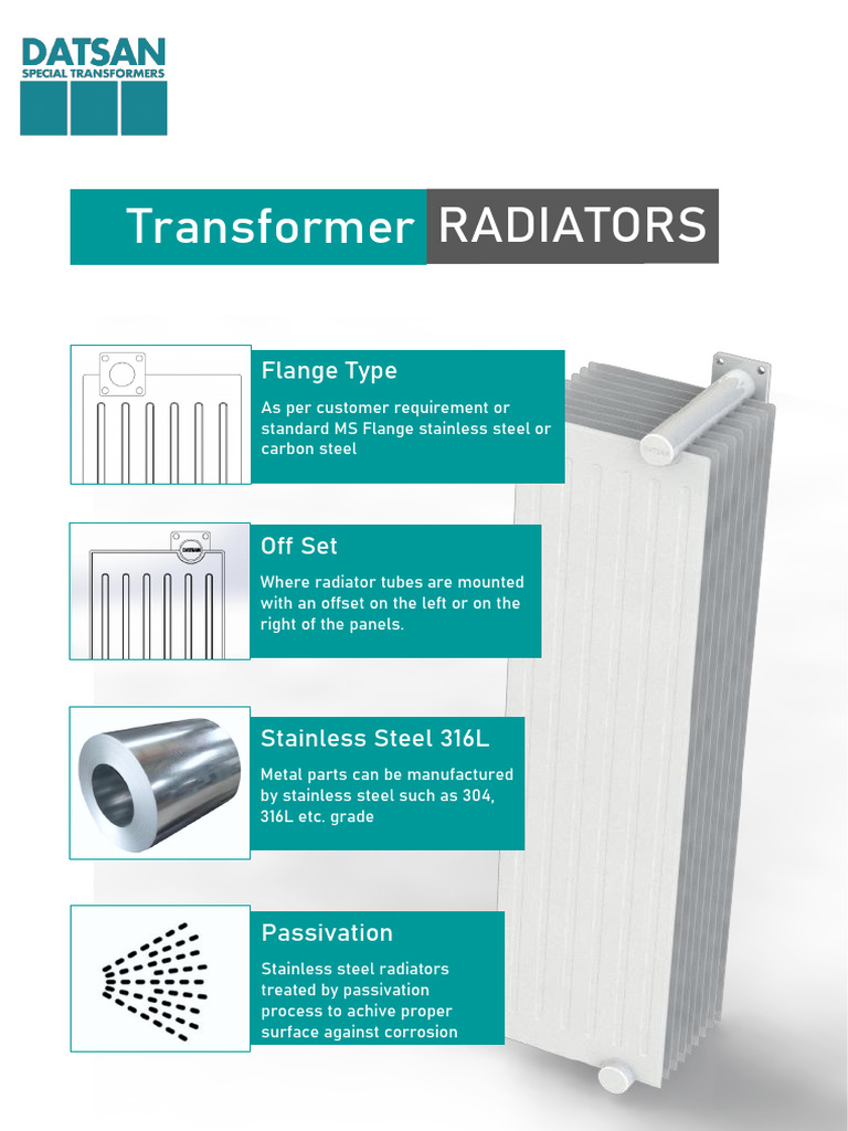 Radiator Product Catalog | PDF | Transformer | Stainless Steel