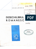 N.C. Angelescu - Desechilibrul Romanesc